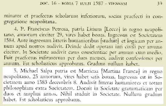 Proiezione del film: Padre Michele Salpa, un gesuita martinese nell’est europeo