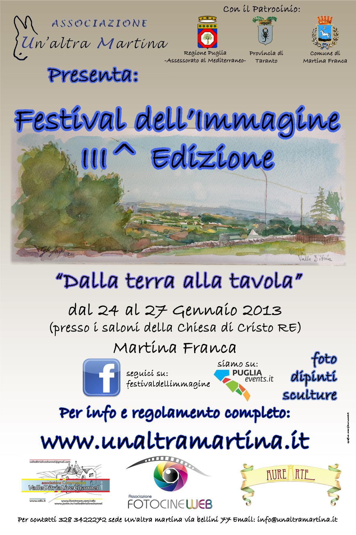 L'associazione Un'Altra Martina presenta il Festival dell'Immagine