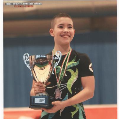 Ostuni: il giovanissimo Davide Nacci medaglia d'oro di Ginnastica Aerobica