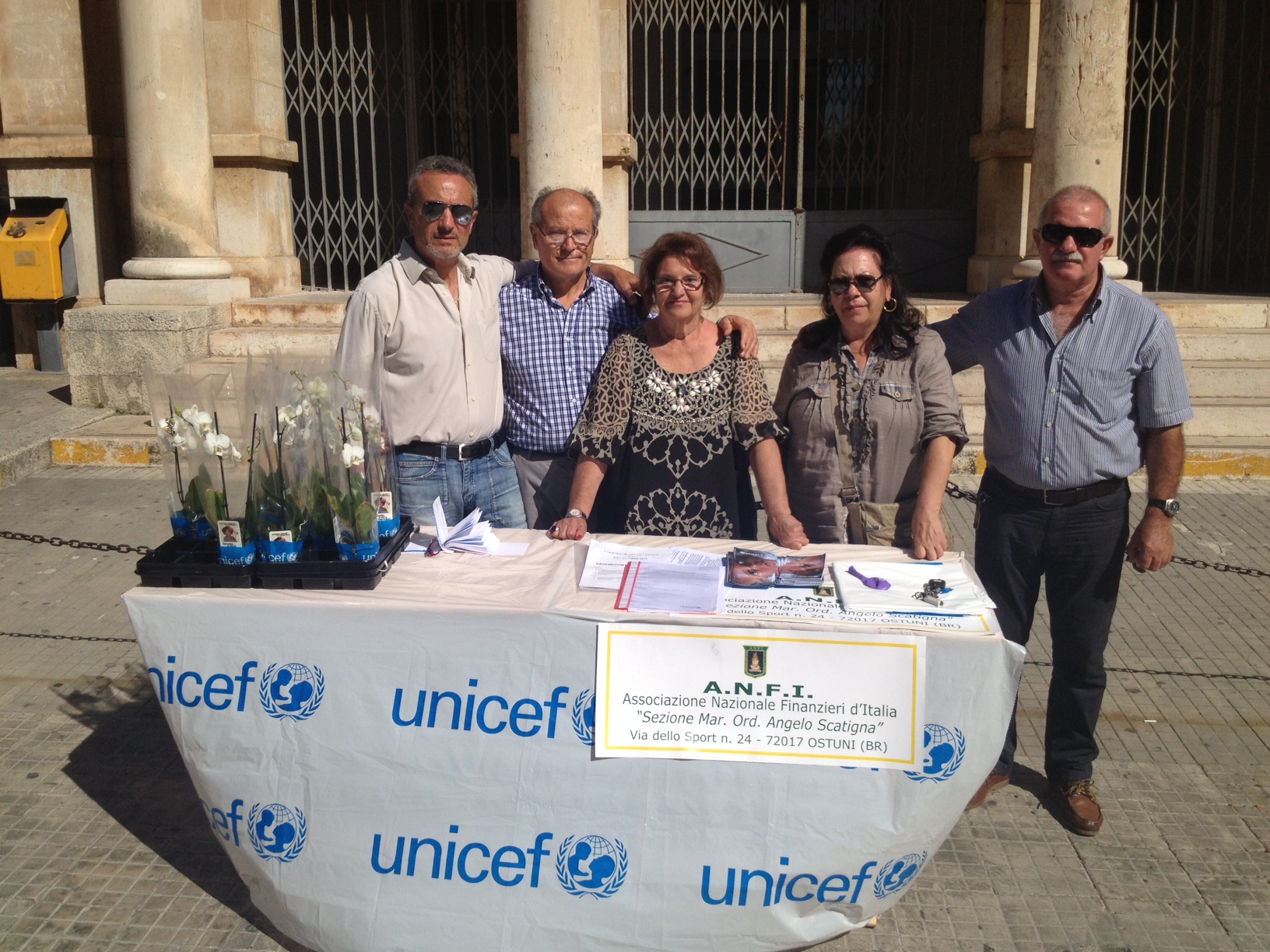 Ostuni: L' A.N.F.I. a Sostegno dell' Unicef