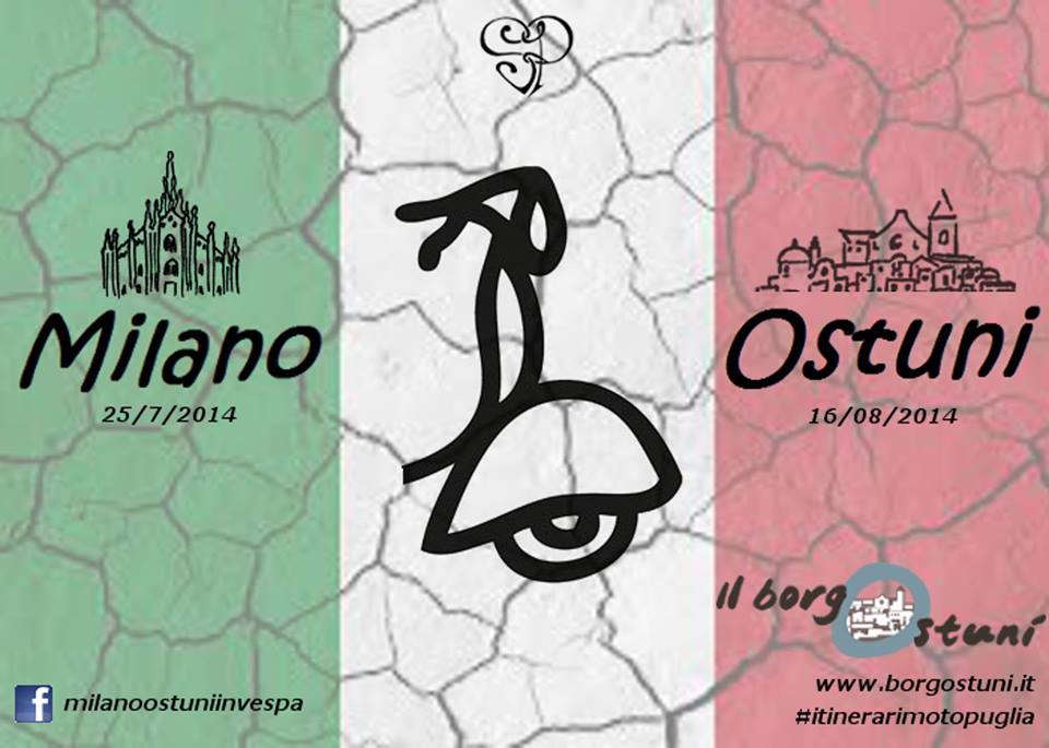 Milano- Ostuni in Vespa: iniziativa promossa dal Borgo Ostuni