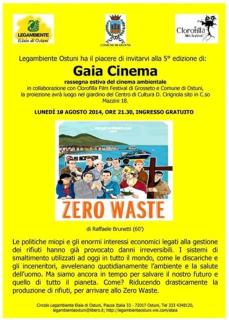 Gaia Cinema: è Zero Waste è il quinto film della rassegna di Legambiente