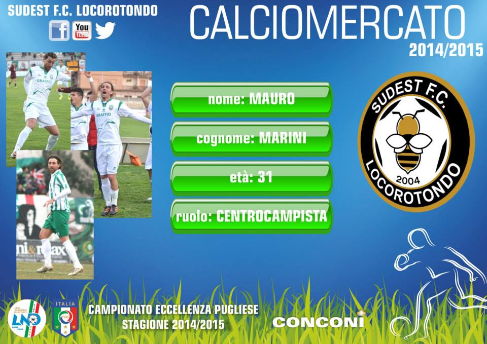 Sudest Locorotondo: presi un centrocampista e un attaccante
