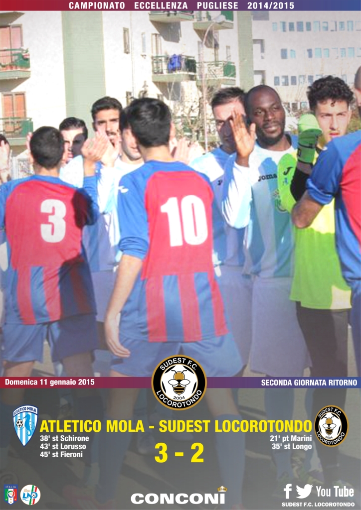 Suicidio Bluaugrana in dieci minuti a Mola