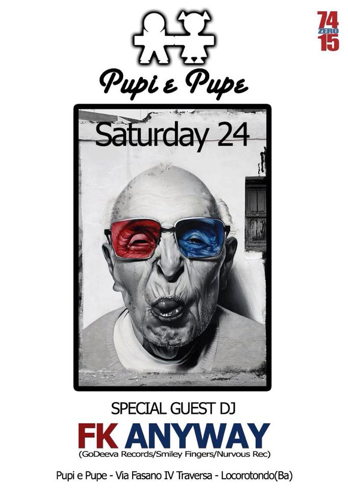 Apericena e dj FK Anyway al Pupi e Pupe Caffè Saporeria