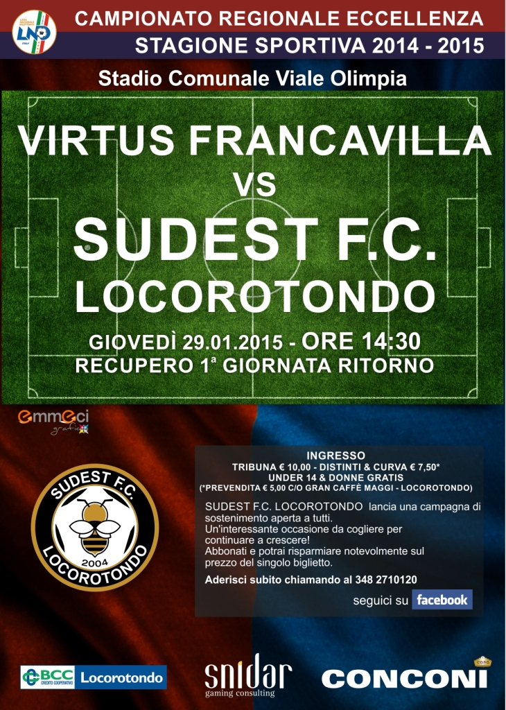 La Sudest sfida la Virtus Francavilla