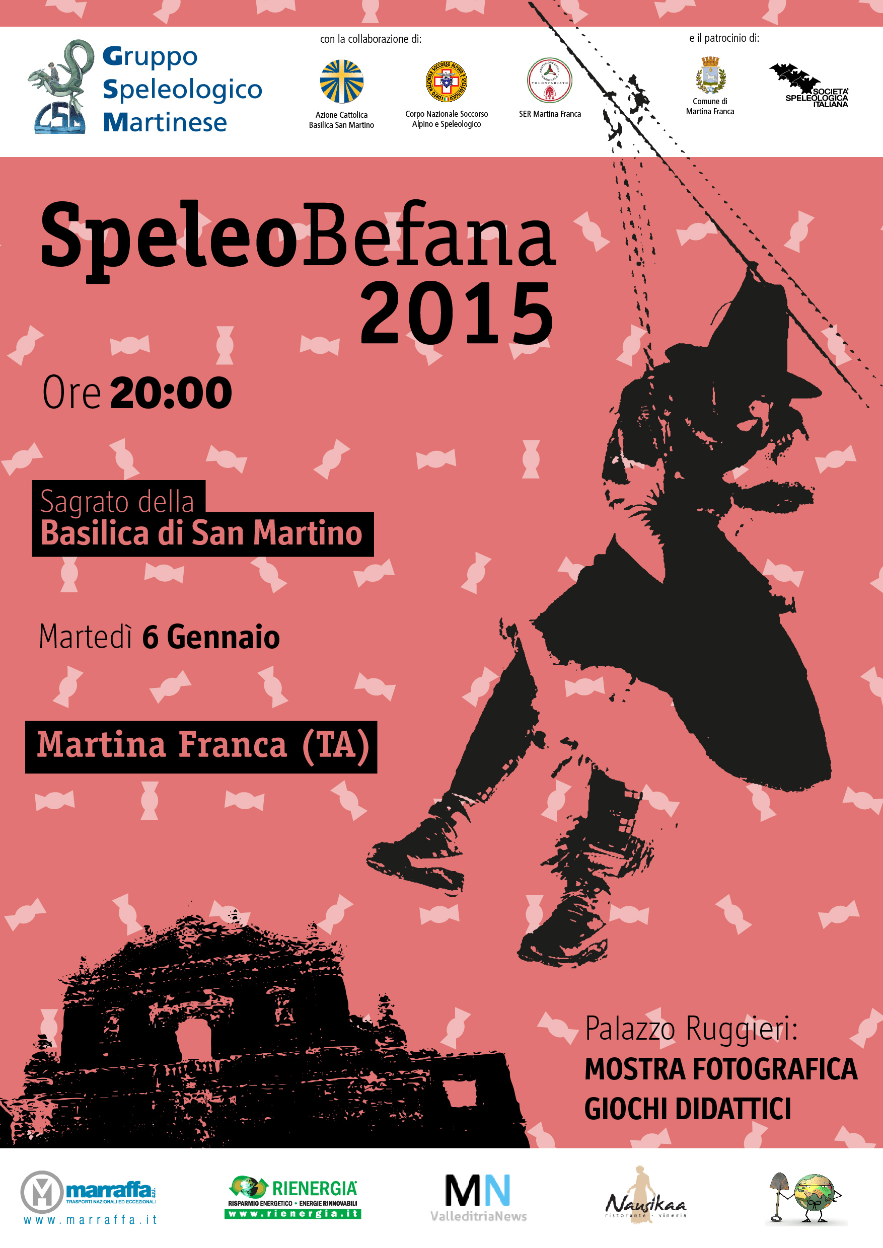 Ritorna la Speleobefana a Martina Franca