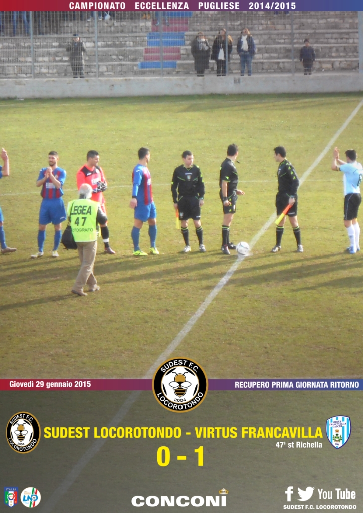 Sudest- Virtus Francavilla 0-1. I blaugrana pretendono rispetto