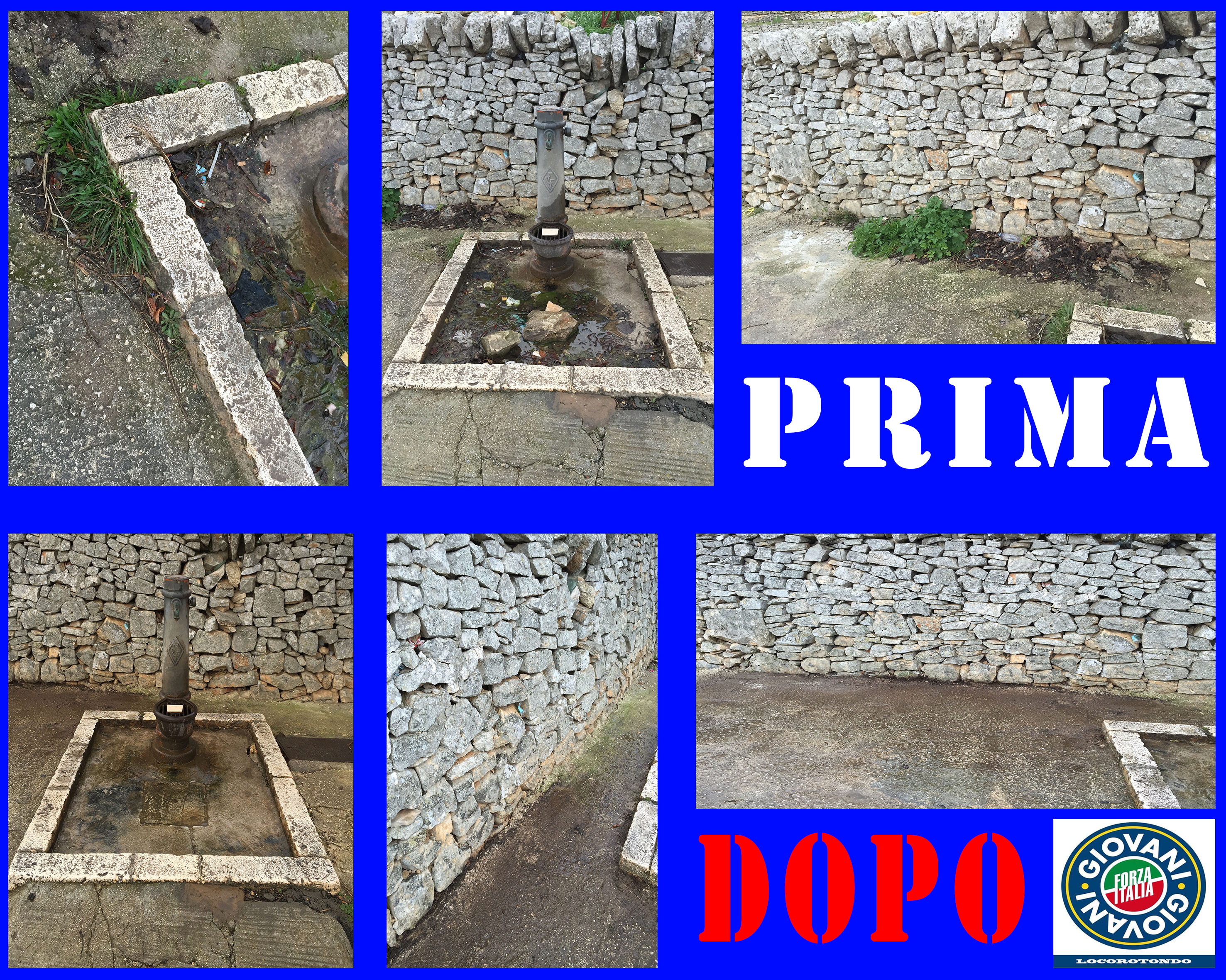 Giornate dell'ambiente: ennesimo intervento dei giovani di Forza Italia