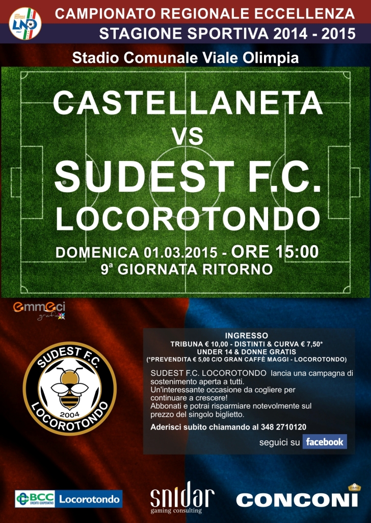 La Sudest si gioca il tutto per tutto contro il  Castellaneta. I possibili convocati di D’Ermilio