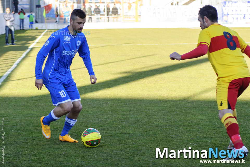 Pepe illude, Montella pareggia. Per il Martina punto agrodolce a Lamezia: 1-1