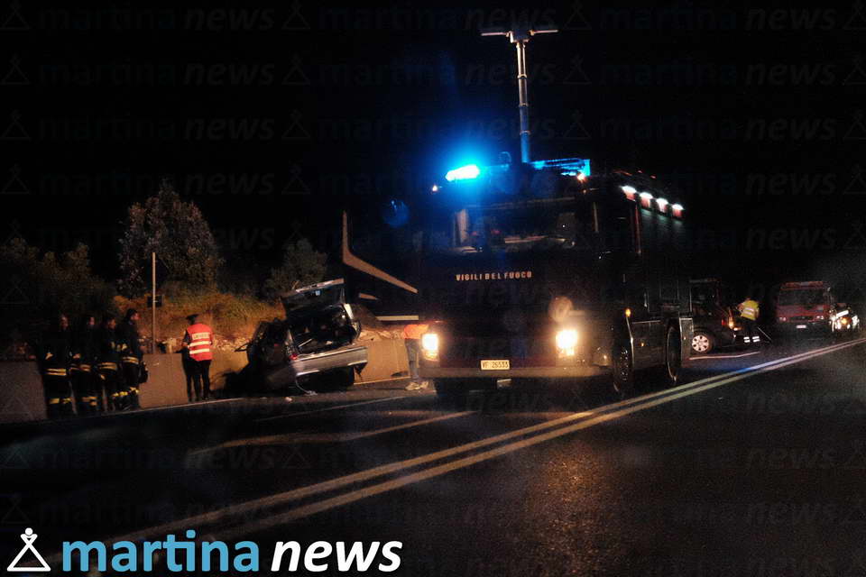 Martina Franca. Incidente sulla SS172, coinvolte due auto