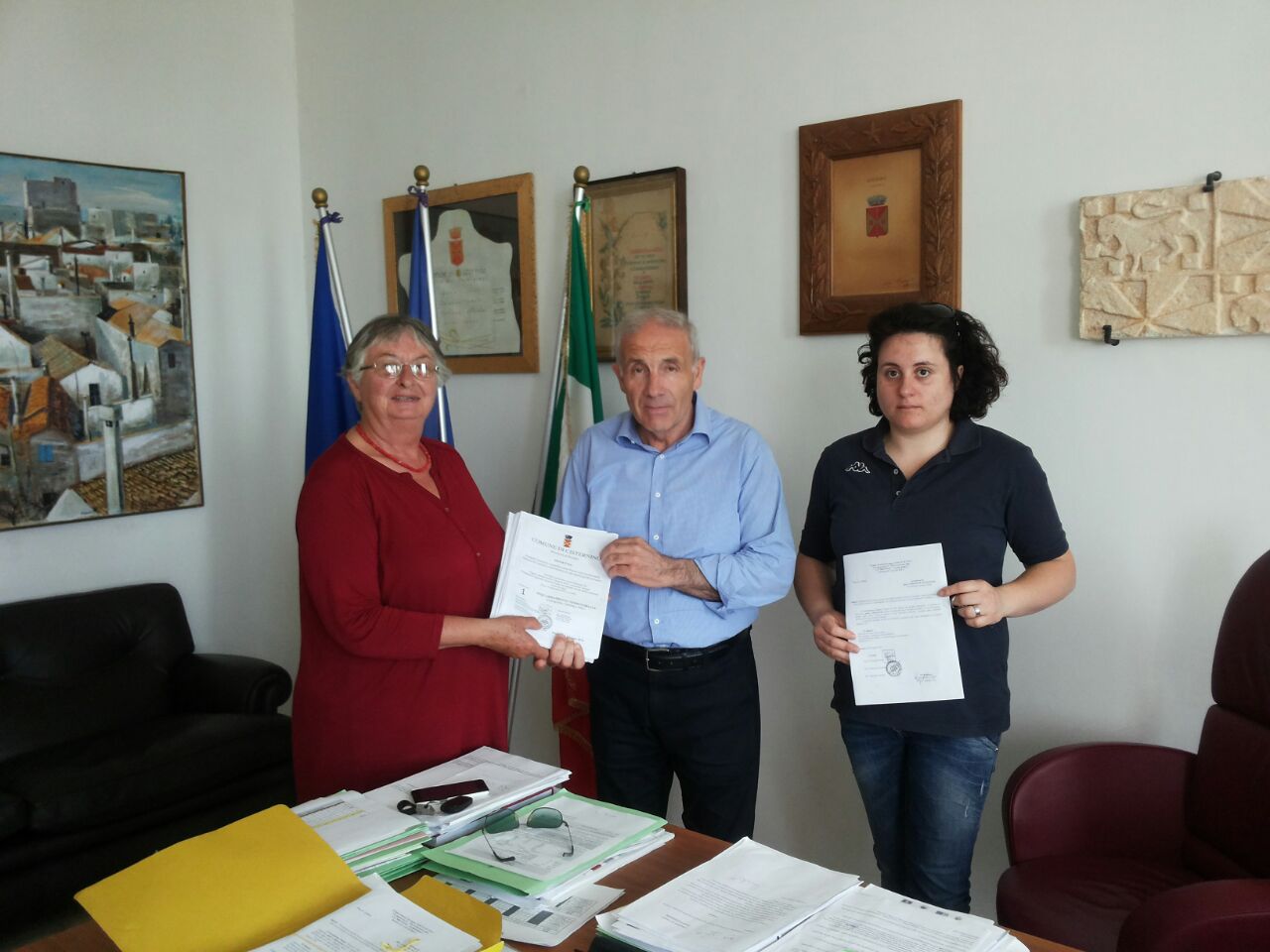 Casalini, le associazioni consegnano il progetto per riqualificare Piazza Aia Vecchia