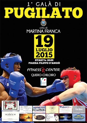 Boxe, questa sera il 1° Galà di pugilato Città di Martina Franca