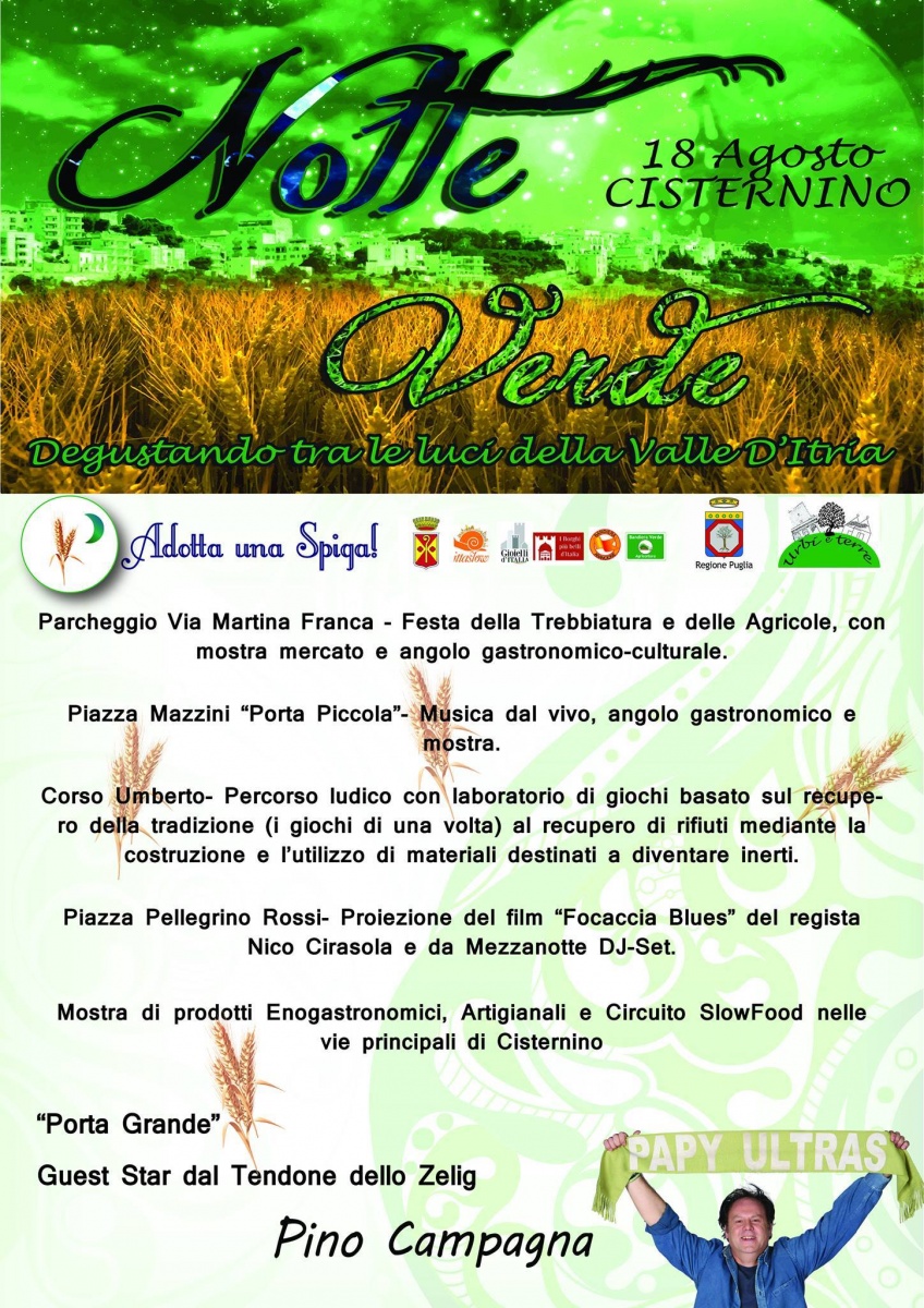 Legalità nell’agroalimentare: Notte Verde a Cisternino