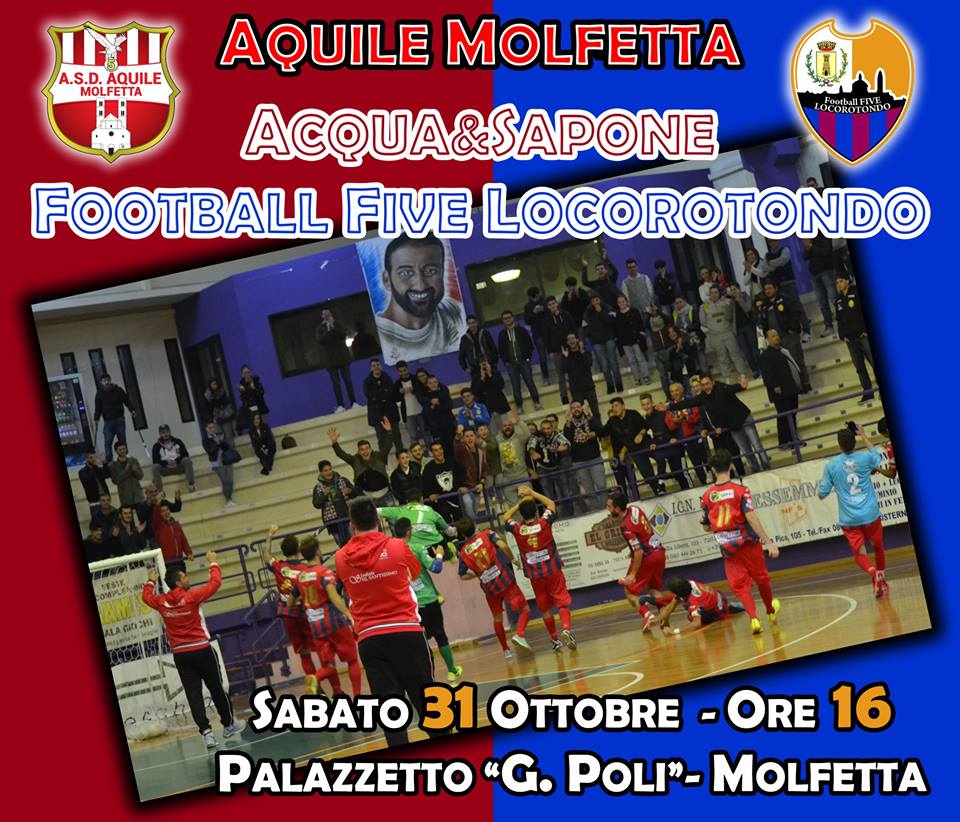 L’Acqua&Sapone a caccia di punti contro il Molfetta