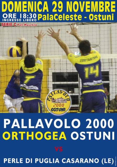 Volley. Pallavolo 2000 Orthogea Ostuni alla ricerca del primo successo casalingo