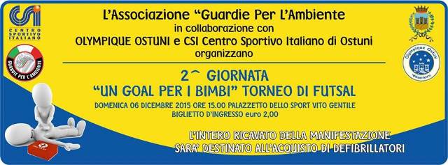 La 2°edizione di “Un goal per i bimbi” al PalaGentile