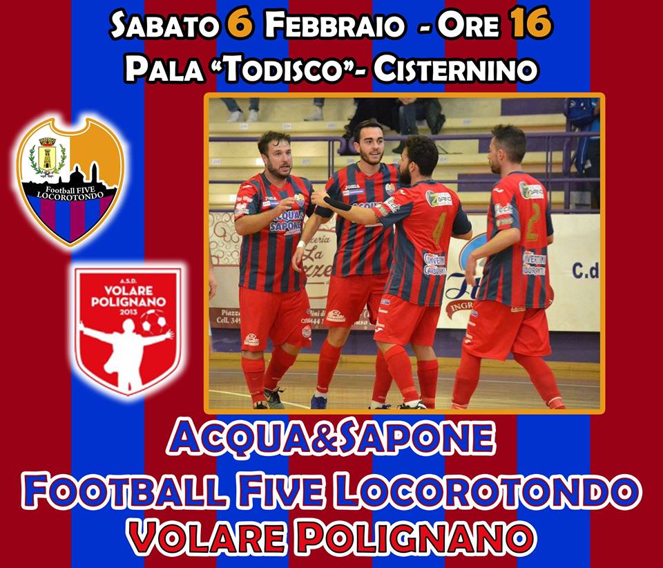 L’Acqua&Sapone sfida il Volare Polignano a caccia della terza vittoria consecutiva