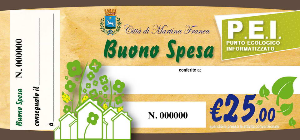 Raccolta differenziata, disponibili i buoni spesa 2015 per i cittadini ricicloni
