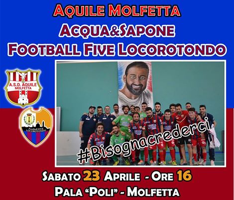 Futsal: il Loco sfida le Aquile Molfetta