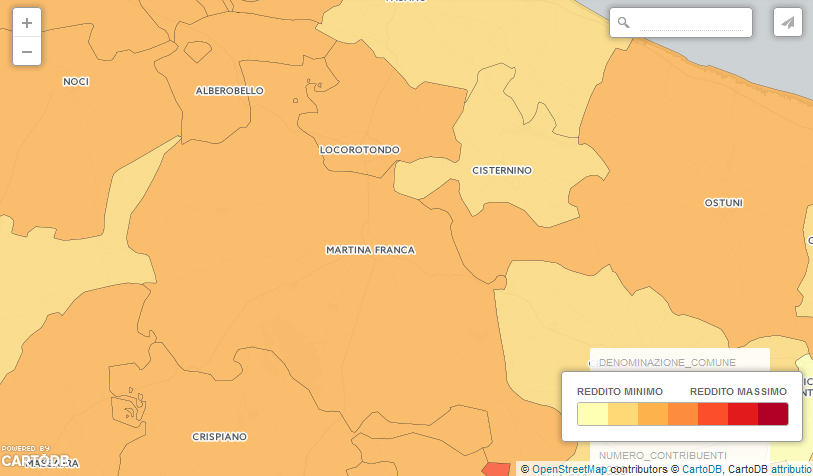 A Ostuni i più ricchi della Valle d’Itria. Ecco la mappa