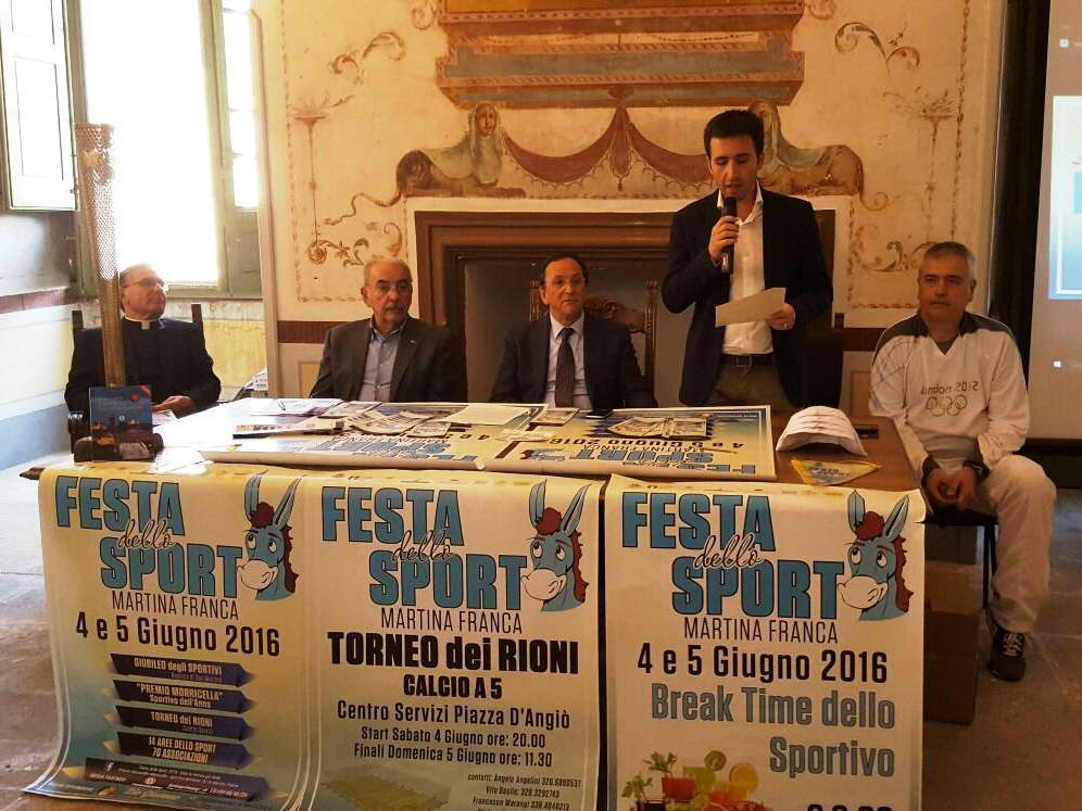 Presentata la Festa dello Sport. Il calendario delle attività del 4 e 5 giugno