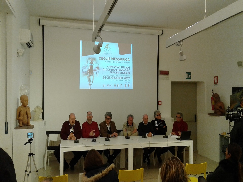Ceglie Messapica: Primo incontro istituzionale per i Campionati Italiani di Ciclismo del 24 e 25 Giugno