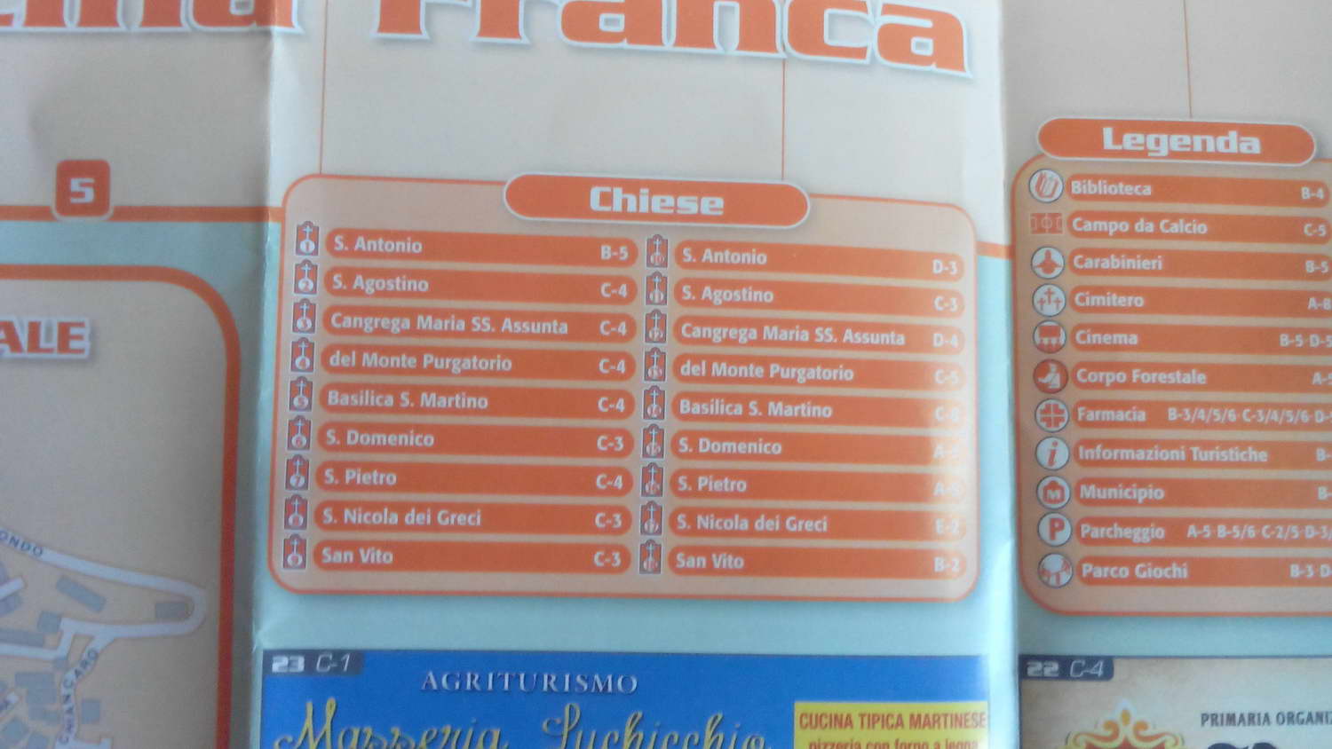 Chiese doppie e Cangrega: Martina Franca e le cartine turistiche sbagliate