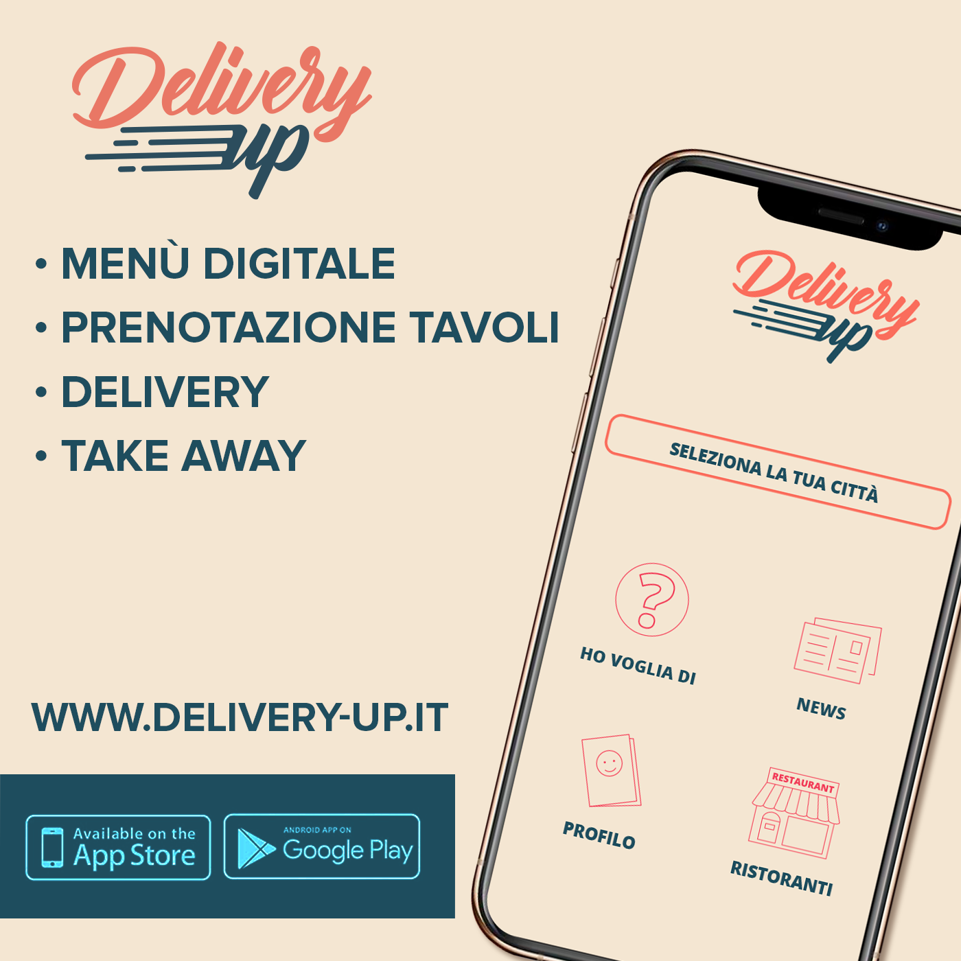 DeliveryUp – Smart Food Experience. L’app per i ristoranti pensata con i ristoratori
