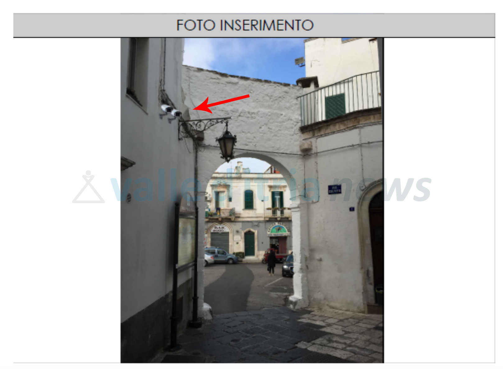 Videocamere ZTL sull’arco. Ecco il progetto originale