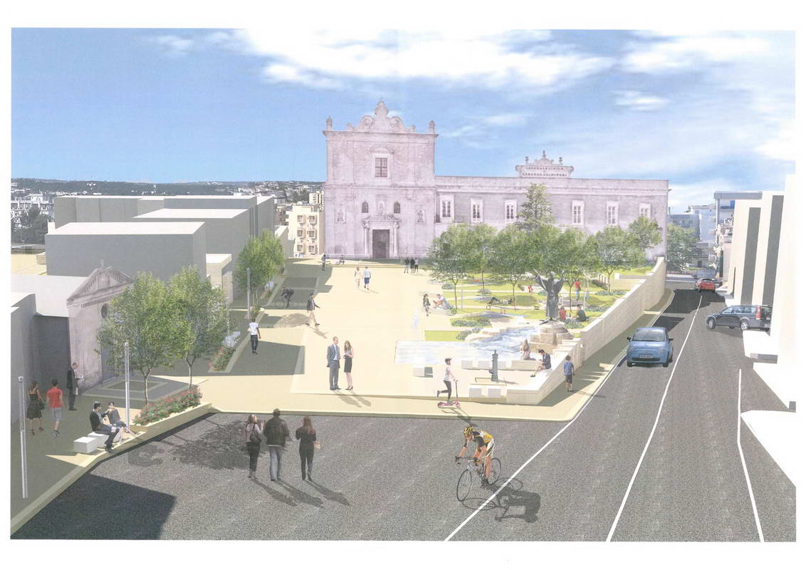 Piazza Mario Pagano. Interpellanza di Marraffa: lavori fermi e disagi per i commercianti