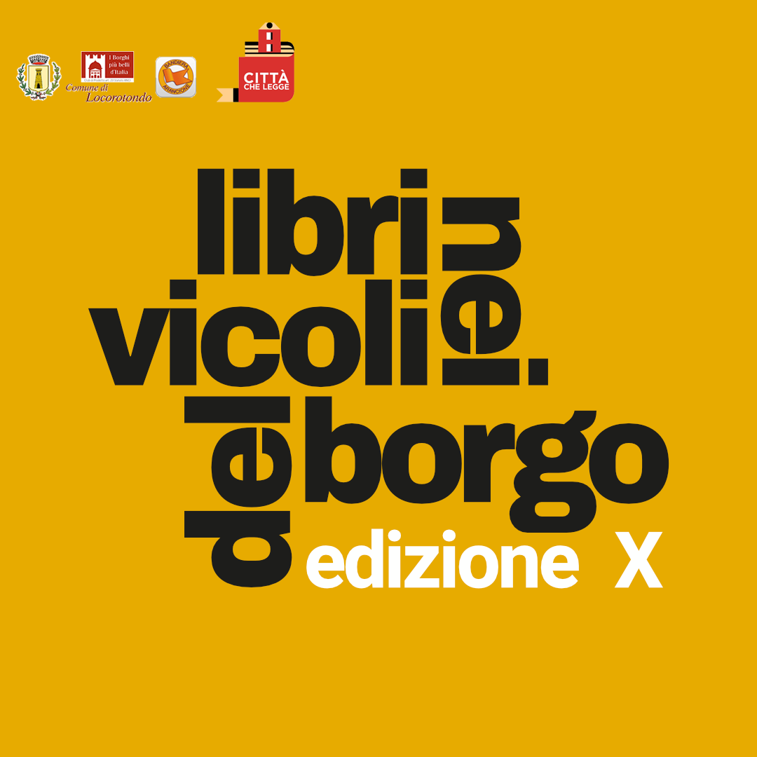 Locorotondo: al via la X edizione di Libri nei vicoli del borgo