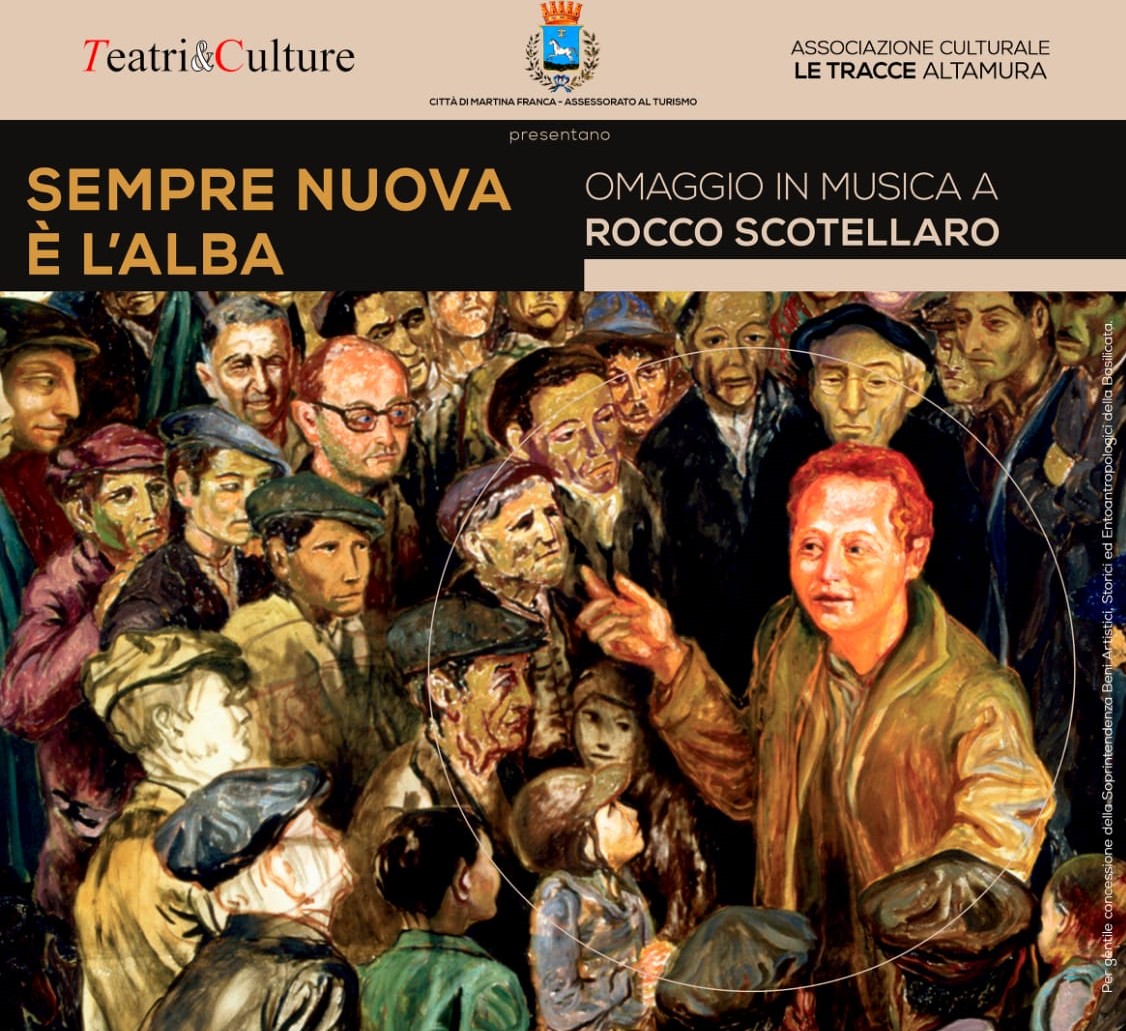 Sempre nuova è l’alba: l’omaggio in musica al poeta Rocco Scotellaro dell’Antonio Dambrosio Ensemble, con Carlo Dilonardo e Anna Rita Del Piano.