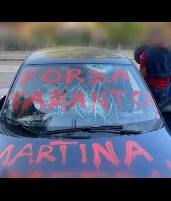 Barletta-Martina. Filograna: rimborserò personalmente il proprietario dell’auto vandalizzata