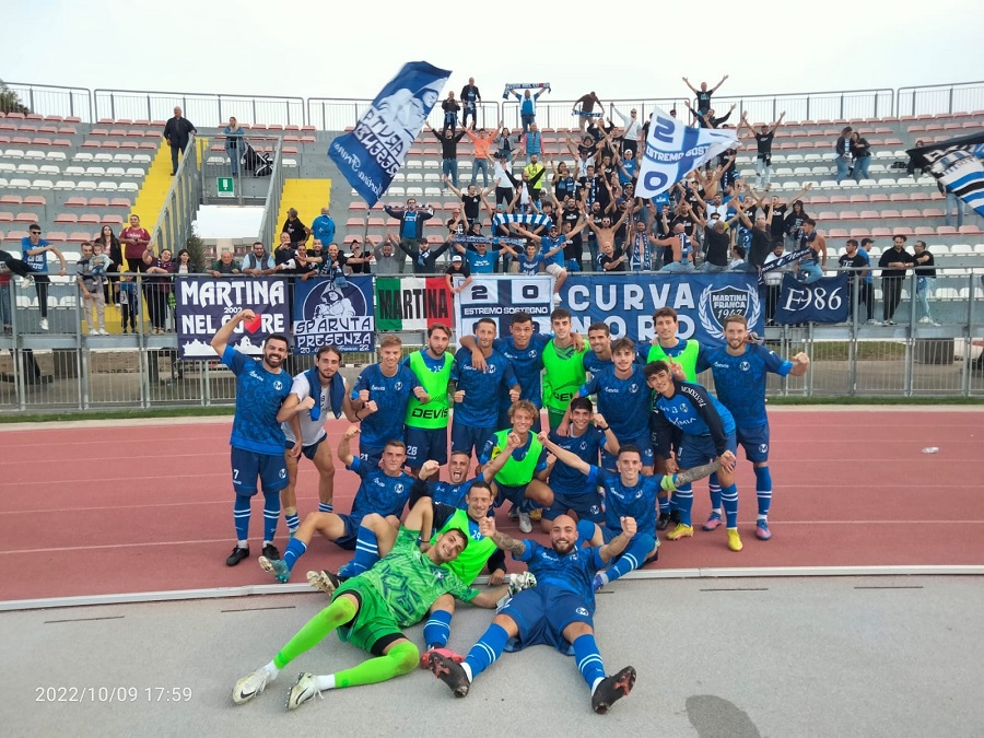 Serie D. Il Martina rialza la testa. Vittoria in trasferta a Barletta