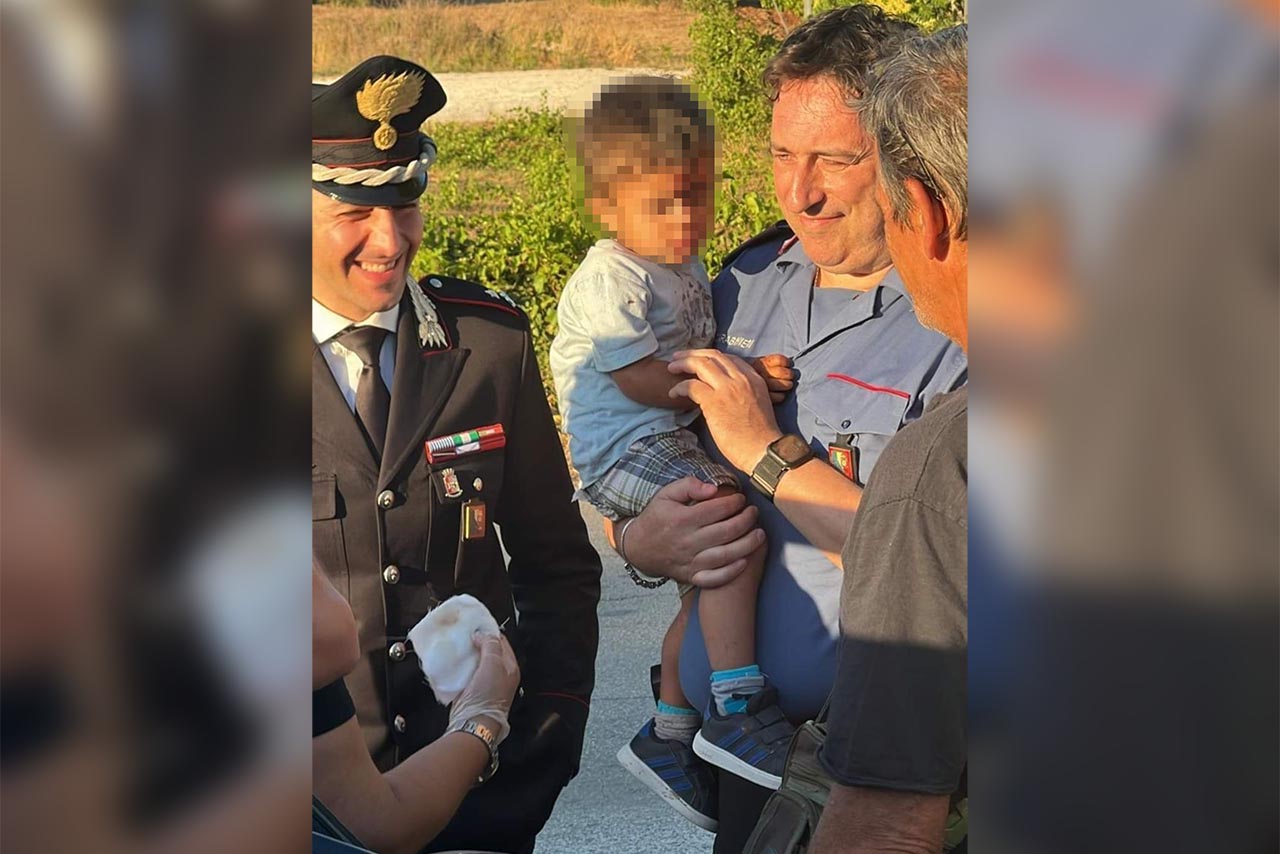 Locorotondo. Ritrovato il piccolo Domenico