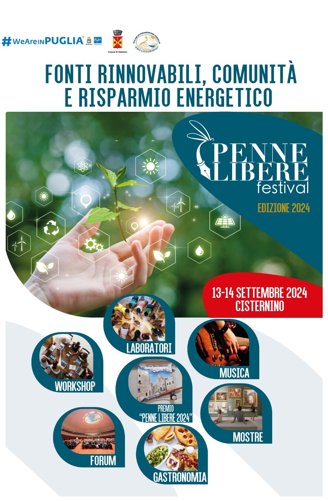 Cisternino. Festival “Penne Libere” 2024: energie rinnovabili, comunità e sostenibilità energetica