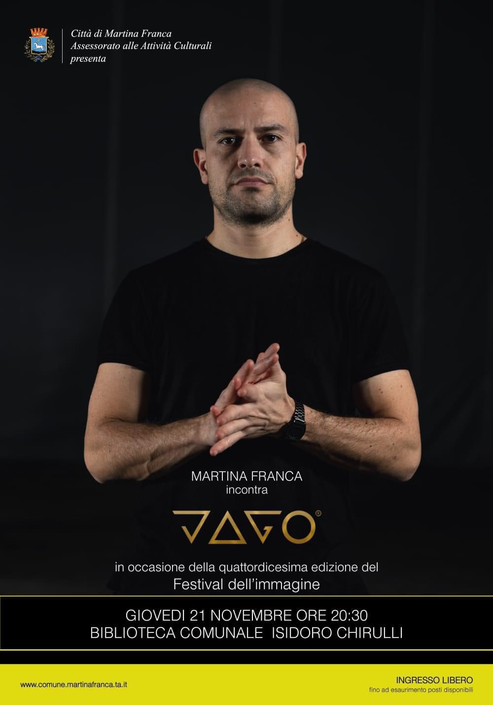 Arte e cultura: arriva JAGO a Martina Franca