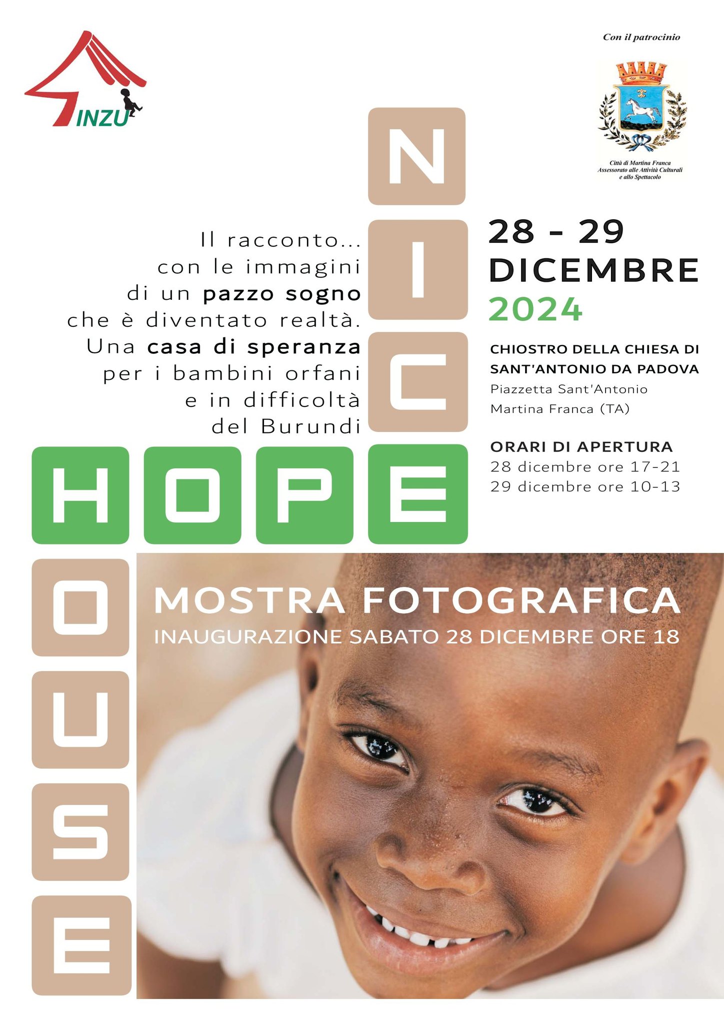 “Nice hope hope”. Oggi e domani una mostra un “pazzo sogno”