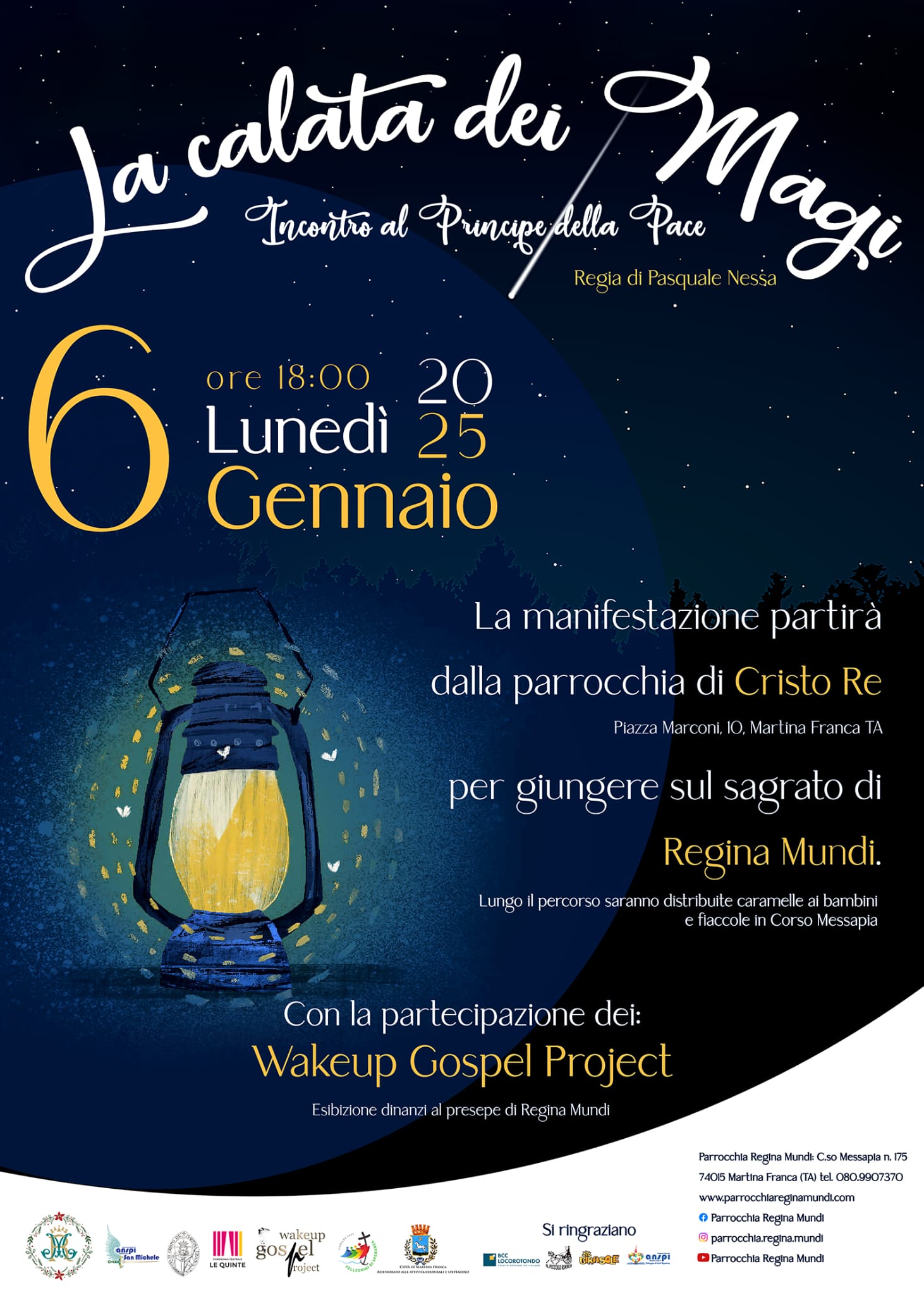 Oggi alle 18.00 la Calata dei Magi