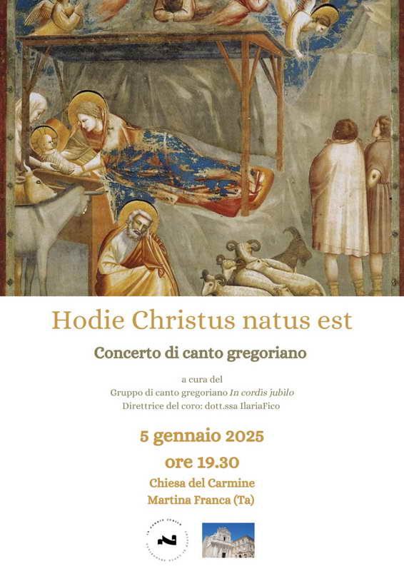 Hodie Christus natus est. Alla Chiesa del Carmine un concerto di canto gregoriano