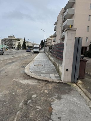 Via gli alberi da via Madonna Piccola. Convertini: “Serviva spazio per le carrozzine”