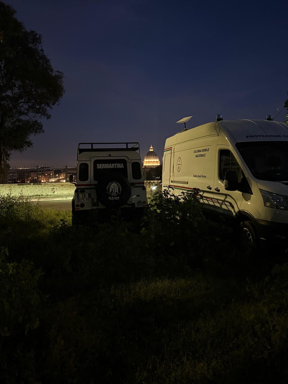 Funerali del Papa. Da Martina a Roma 14 volontari della protezione civile