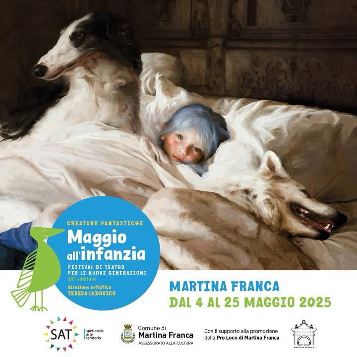 “Maggio all’Infanzia”. XXVIII edizione: 7 appuntamenti gratuiti tra teatro, favole e laboratori per bambini