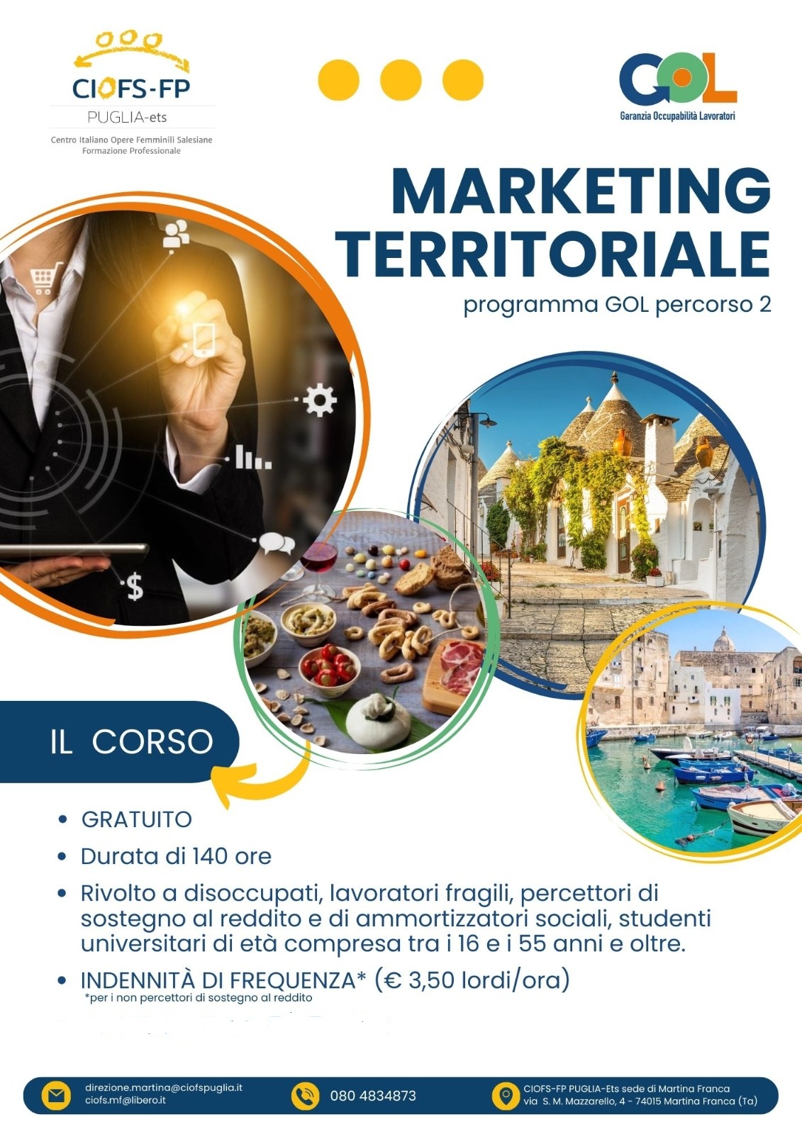 Marketing territoriale: un corso al CIOFS