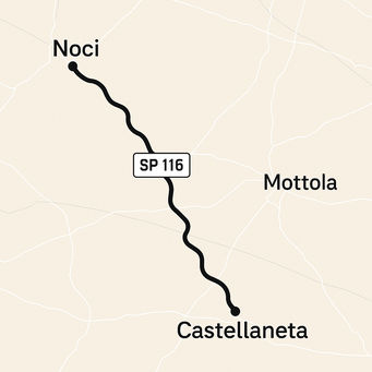 Inizia la messa in sicurezza della Strada Castellaneta-Noci: Annuncio di Scalera