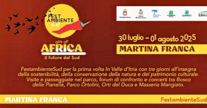 Gran finale di FestambienteSud a Martina Franca. Si inizia oggi