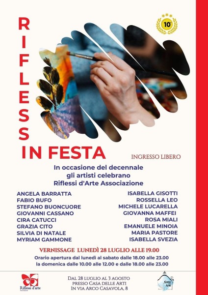 Riflessi d’Arte. Una mostra per i 10 anni di attività