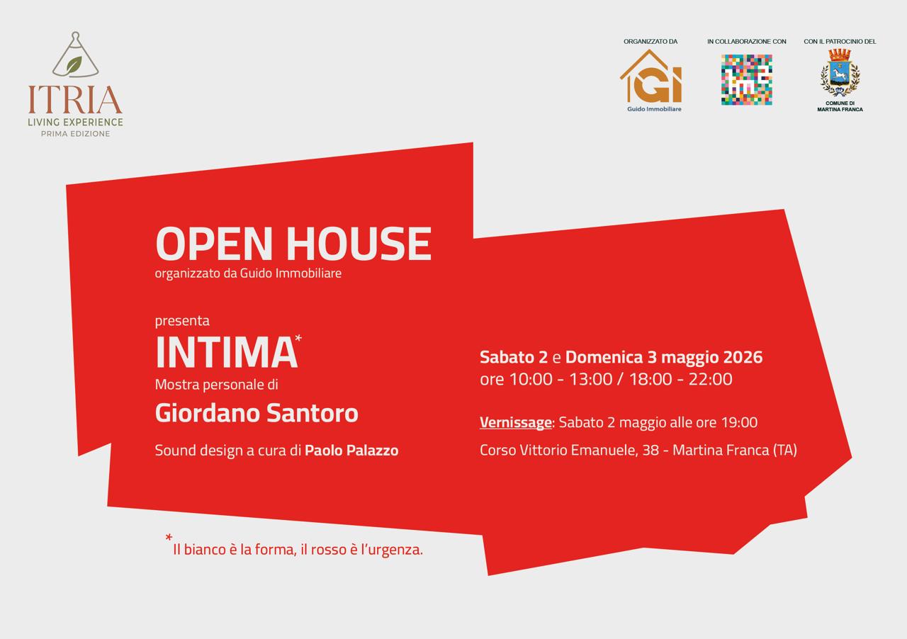 “Intima”. Questa sera il vernissage della mostra di Giordano Santoro